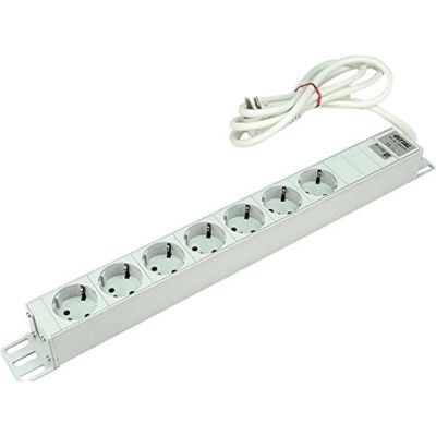2. Rittal DK7240.210 White 7 x power socket 250 V 2 m