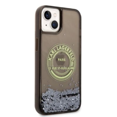 4. Karl Lagerfeld Liquid Glitter RSG case for iPhone 14 - black