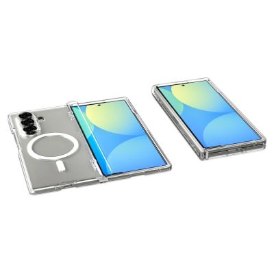 14. Spigen Tough Armor Pro Mag MagSafe Case for Samsung Galaxy Z Fold 7 - Clear and White