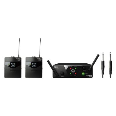 AKG WMS40 Mini2 Instrumental Set BD US25B/D Wireless Microphone Set