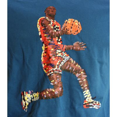 8. Jordan Flight Men's Sports T-Shirt Blue - FN6000-457