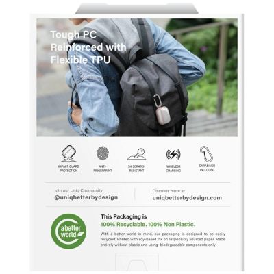 6. Uniq Veren Case for AirPods Pro 3 - Brown