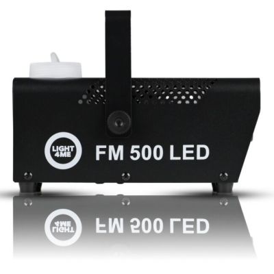 7. LIGHT4ME FM 500 LED V2 - Smoke/fog machine, wireless remote control, 500W power, 3x1W RGB light effect
