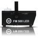 7. LIGHT4ME FM 500 LED V2 - Smoke/fog machine, wireless remote control, 500W power, 3x1W RGB light effect