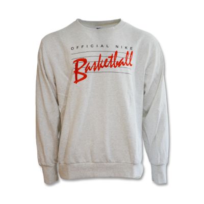 Nike Standard Issue Crew Sweatshirt Birch Basketball Heather/Pale Ivory - DA6741-051