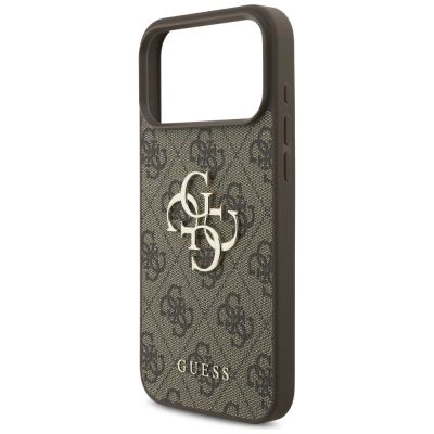 6. Guess 4G Big Logo Case for iPhone 17 Pro Max - Brown