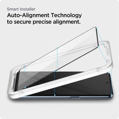 7. Spigen ALM Glass FC Tempered Glass for Samsung Galaxy M53 5G - Black