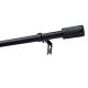 Single Extendable Curtain Rod Ø 19 mm GAMA Black 200–300 cm KOWALSKI