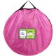 12. SELF-EXPLODING BEACH SCREEN TENT BLUE AND PINK