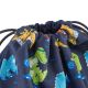 3. Puma Phase Aop Small Shoe Bag Navy Blue / Dinosaurs 91325 14