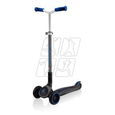 16. Globber Master Prime 3-Wheel Scooter / Black - Navy Blue 664-100