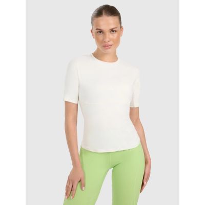 2. Women's quick-drying slim training T-shirt 4F 4FWAW25TFTSF1518-12S