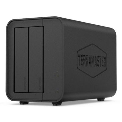 3. TerraMaster D5 HYBRID Desktop Black Disk Array