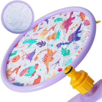 3. ROUND INFLATABLE MAT 154x7CM PLAYGROUND FOUNTAIN DINOSAURS 51627