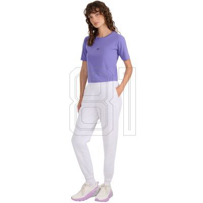 6. Women's T-shirt 4F F2971 purple 4FWAW25TTSHF2971 51S