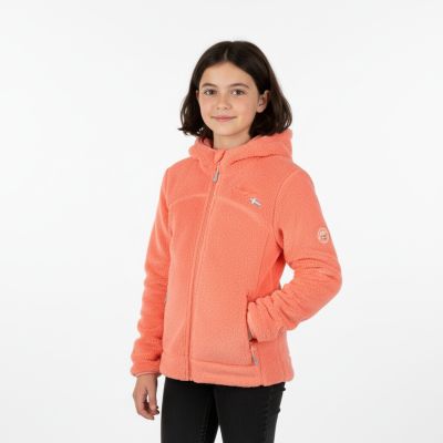 5. FLEECE for girls Geographical Norway UPALOOD SAUMON DB GIRL 047-1 SALMON (WZ8857E/GN-SAUMON)