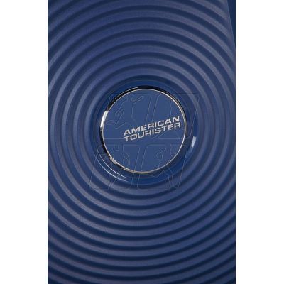 7. American Tourister Soundbox Large Suitcase - Midnight Navy