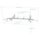 10. METAL PULL-UP BAR FOR PERMANENT MOUNTING WITH 6 GRIPS BENCHK PB2W