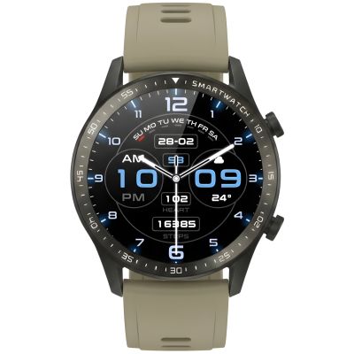 8. Smartwatch Gravity Black 2 Straps GT10-2