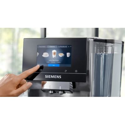 4. Siemens TQ715R03 EQ700 espresso machine (silver; 19 bar)