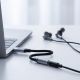 8. Tech-Protect Ultraboost USB-C to Mini Jack 3.5mm DAC adapter - dark gray