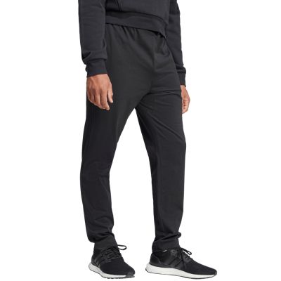 4. Men’s adidas Essentials Small Logo Single Jersey Trousers, Black, JF1105