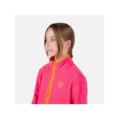 3. Rossignol Jr Strawpile Fleece Fz Pink Sweatshirt