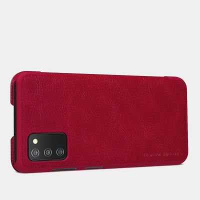 2. Nillkin Qin leather holster case for Samsung Galaxy A03s red