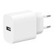 2. GEMBIRD UNIVERSAL USB-A WALL CHARGER, WHITE