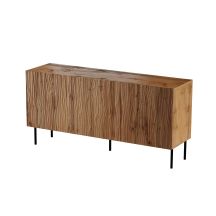 JUNGLE chest of drawers 152x40.5x74.5 wotan oak + black legs