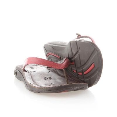 7. Chaco Locavore Red W Flip-Flops J102202