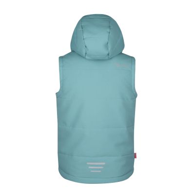 2. Insulated children's vest for boys/girls Trollkids Kids Narvik Vest XT glacier green/orchid (730-325)