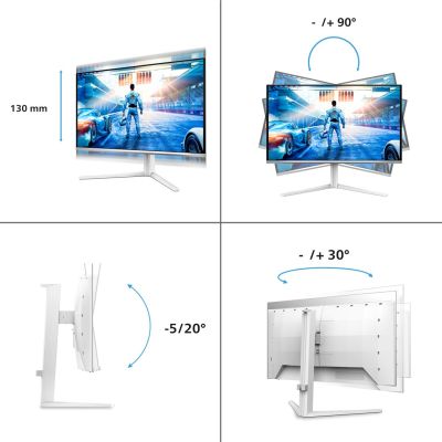 90. MONITOR PHILIPS EVNIA QD-OLED 27" 27M2N6501L/00 240Hz