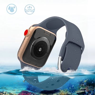 6. Silicone Strap APS for Apple Watch 38/40/41mm Strap Watch Bracelet - Yellow