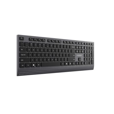 3. GEMBIRD SLIM WIRED MULTIMEDIA KEYBOARD BLACK, USB-C, US LAYOUT