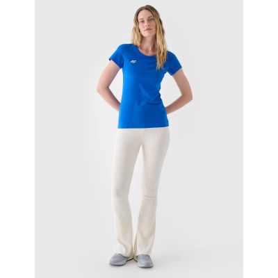 3. Women’s Plain Slim-Fit T-Shirt 4F NOSH4TSD001B-36S