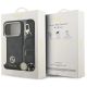 9. Guess 4G Strass Logo & Big Strap Metal Buttons MagSafe Case for iPhone 17 Pro - Black