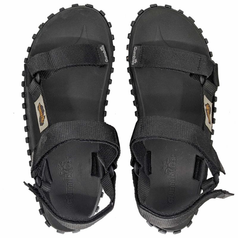 Gumbies Scrambler Sandal G-SC-UNI-BLACK