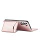 8. Magnet Card Case for Samsung Galaxy S22 + (S22 Plus) Pouch Wallet Card Holder Pink