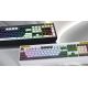 14. Hator Icefall white membrane gaming keyboard (black and white keys)