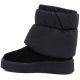 7. Black leather platform snow boots Big Star UU274731