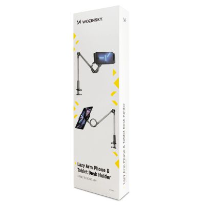 4. Wozinsky Long Flexible Phone and Tablet Holder Black (WTHBK5)