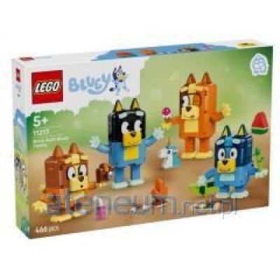 31. LEGO Bluey 11217 - Blue's Family of Bricks
