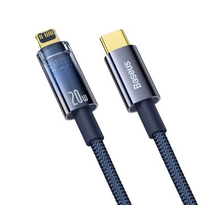 2. Baseus CATS000003 Lightning - USB-C cable 20W 480Mb/s 1m - blue