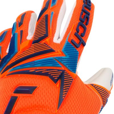5. Reusch Attrakt Freegel Advance Junior Goalkeeper Gloves Orange 5672035 2290