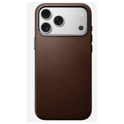 Nomad Traditional Leather Case for 17.5 cm (6.9") Mobile Phone Brown