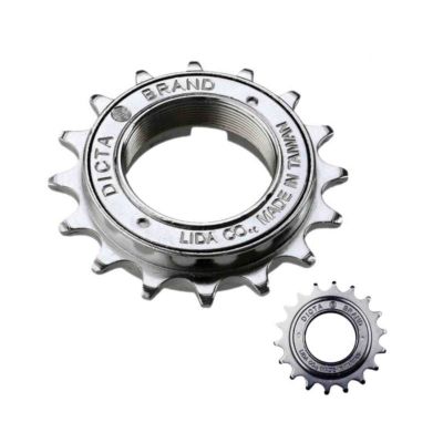 Freewheel 1 speed 18T 1/2''x1/8'' 1.37'' silver