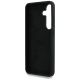 7. Guess Silicone Big 4G Logo Bottom Script case for Samsung Galaxy S25 - black