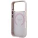 7. Guess Stripe Peony 4G Logo MagSafe Case for iPhone 17 Pro Max / 18 Pro Max - Pink
