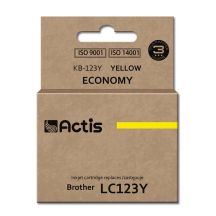 Actis KB-123Y Ink (replaces Brother LC123Y/LC121Y; Standard; 10 ml; yellow)